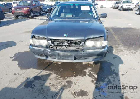 2000 BMW 740Il из США, поврежденный, VIN WBAGH8342YDP11026